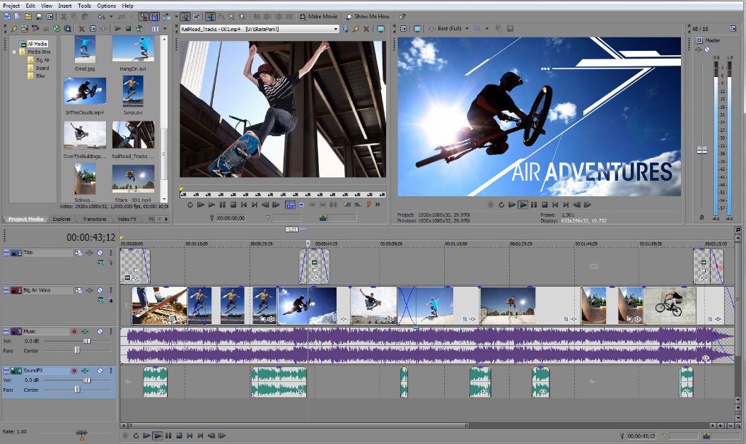 video editing software for mac similar to sony vegas